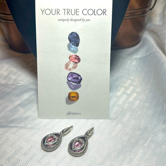 Brighton collectibles earrings Your true colors courageous heart - Picture 2 of 6